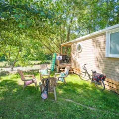 Mobilhome 4 personnes - Cottage Noisette 4p 2ch 1sdb ***