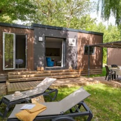 Mobilhome 4 personnes - Cottage Taos 4p 2ch 2sdb Premium clim