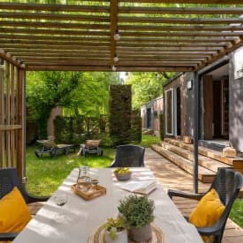 Mobilhome 4 personnes - Cottage Taos 4p 2ch 2sdb Premium clim