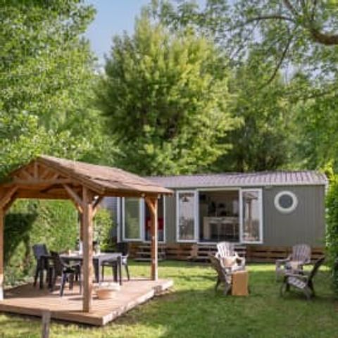 Mobilhome 4 personnes - Cottage Bouton d'or 4p 2ch 1sdb ***