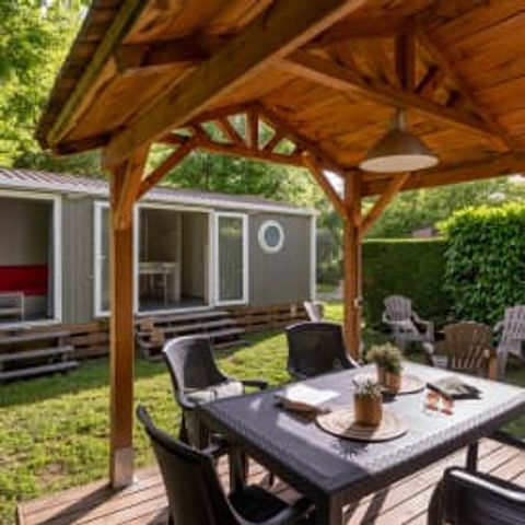 Mobilhome 4 personnes - Cottage Bouton d'or 4p 2ch 1sdb ***