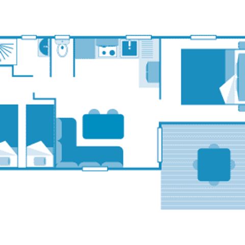 BUNGALOW 4 personnes - Cottage Castor 4p 2ch 1sdb ***