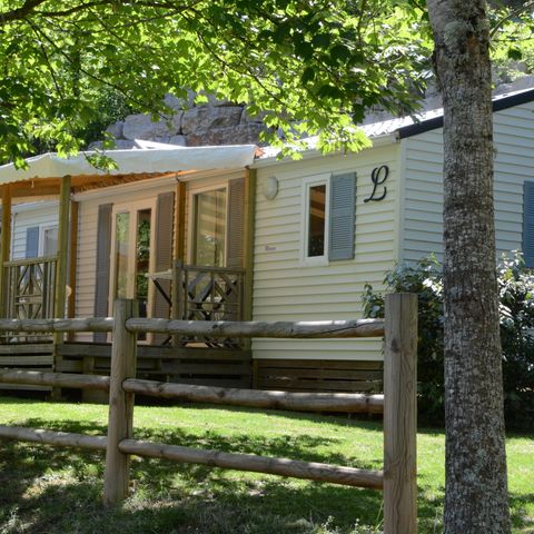 BUNGALOW 6 personnes - Résidence LOUISIANE Confort 3 chambres + Terrasse semi-couverte + TV