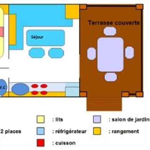 BUNGALOW 2 personnes - Olivier