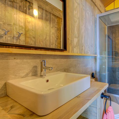 TENTE TOILE ET BOIS 6 personnes - LODGE PREMIUM BOIS et TOILE