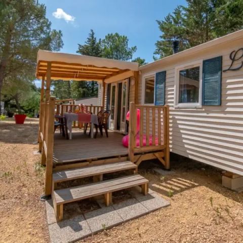 BUNGALOW 4 personnes - Aqua 2 Chambres 4 Personnes Terrasse semi-couverte TV