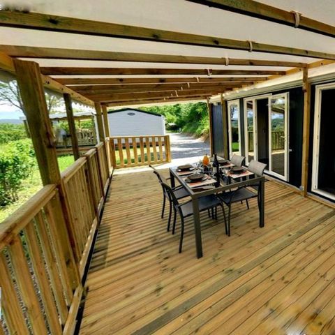 BUNGALOW 4 personnes - Loggia Prestige Confort 35m² -Jacuzzi - Climatisation - TV