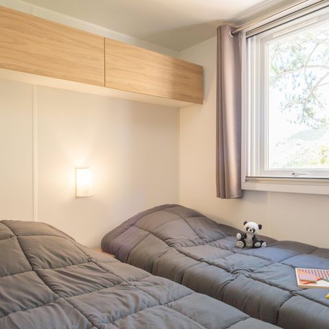 BUNGALOW 6 personnes - Espace Premium 32m² - Climatisation - TV vue montagne
