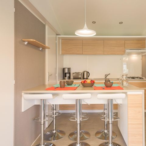 BUNGALOW 6 personnes - Espace Luxe Confort 32m² - Jacuzzi - Climatisation - TV