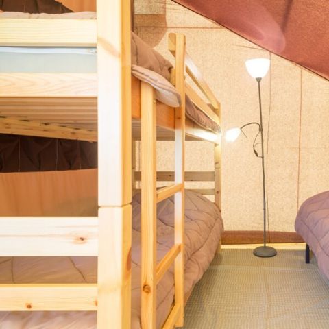 TENTE TOILE ET BOIS 5 personnes - Tente Ciela Nature - 2 chambres (sans sanitaire)