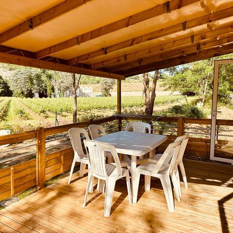 BUNGALOW 6 personnes - Mobil-home Louisiane Luxe 38m² 3 CH avec vue
