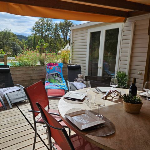 BUNGALOW 8 personnes - Cottage LE TWIN PRESTIGE - climatisé - 4 chambres - 2 SDB - D