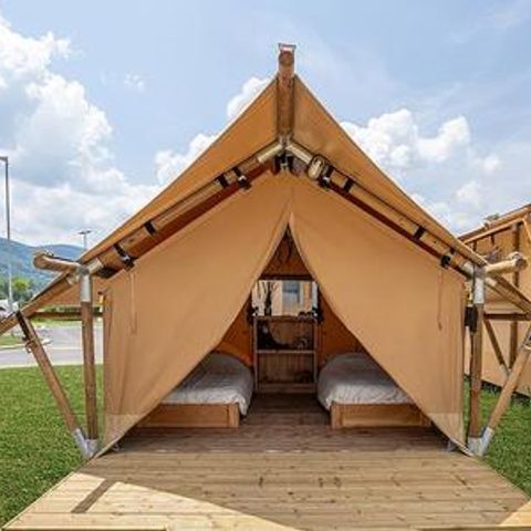 TENTE TOILE ET BOIS 6 personnes - SunLodge Pamoja&Kambi
