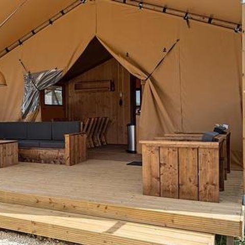 TENTE TOILE ET BOIS 7 personnes - SunLodge Taiga&Kambi