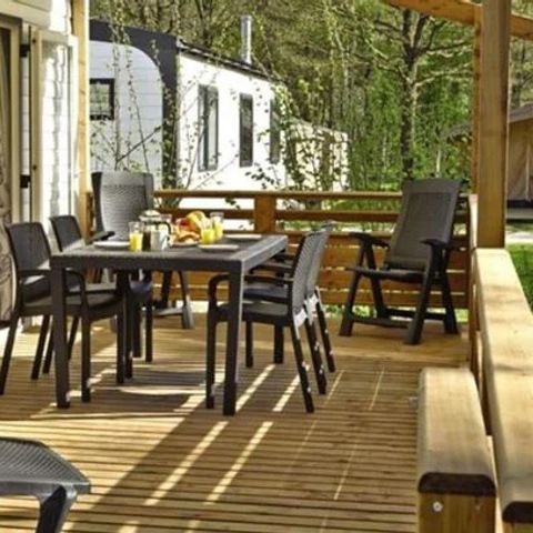 BUNGALOW 8 personnes - Premium | 3 Ch. | 6/8 Pers. | Terrasse surélevée | Clim.