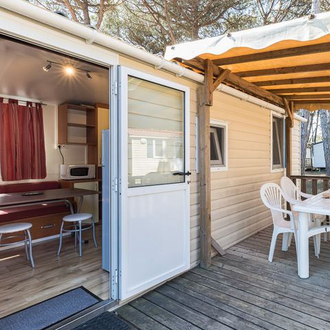 BUNGALOW 6 personnes - Classic | 2 Ch. | 4/6 Pers. | Terrasse surélevée | Clim.