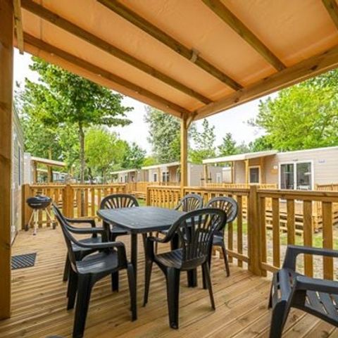 BUNGALOW 6 personnes - Comfort | 3 Ch. | 6 Pers. | Terrasse surélevée | Clim.
