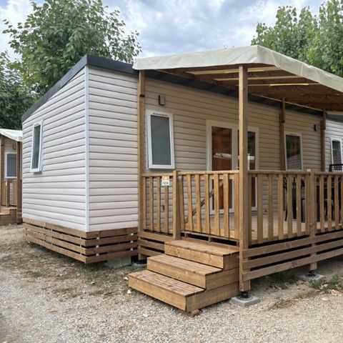 BUNGALOW 8 personnes - Mobil-home | Classic XL | 3 Ch. | 6/8 Pers. | Terrasse surélevée | Clim.