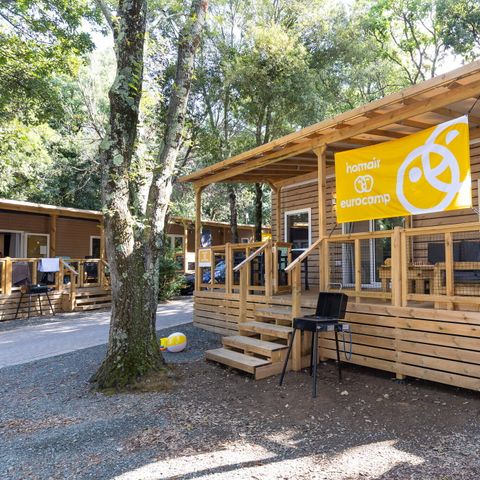 BUNGALOW 6 personnes - Mobil-home | Premium | 3 Ch. | 6 Pers. | Terrasse Lounge | Clim.