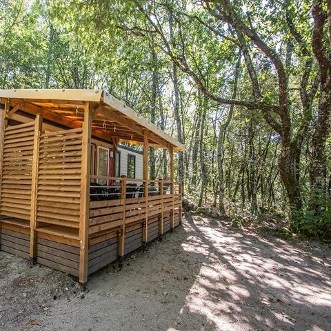 BUNGALOW 6 personnes - Cottage Premium Chanterelle Trio 3 ch. Forêt - TV  - Lave vaisselle - Wifi