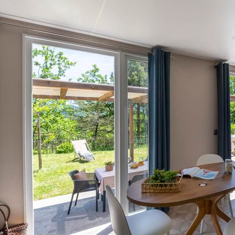 BUNGALOW 8 personnes - 2 modules - 8p 4ch 2sdb Premium clim spa