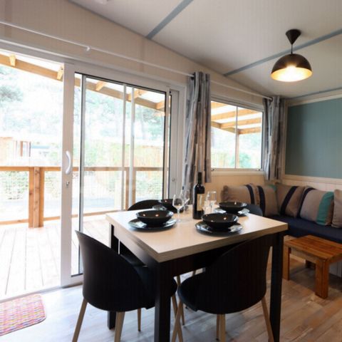 BUNGALOW 6 personnes - MOBILE-HOME "VILLA" 3 chb. 6 pl. 2 SDE