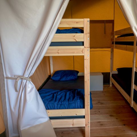 Tente en toile et en bois 6 personnes
