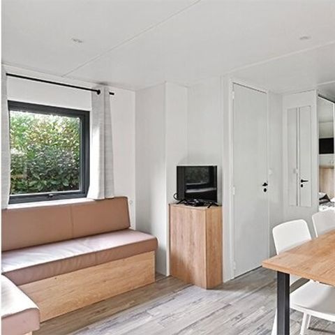 BUNGALOW 6 personnes - Premium | 3 Ch. | 6 Pers. | Terrasse surélevée | Clim. | TV