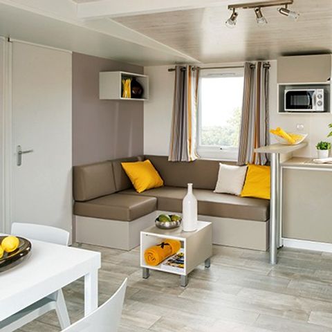 BUNGALOW 6 personnes - Classic XL | 3 Ch. | 6 Pers. | Terrasse simple | Clim. | TV