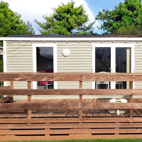 BUNGALOW 6 personnes - Comfort XL | 3 Ch. | 6 Pers. | Terrasse surélevée non couverte | TV