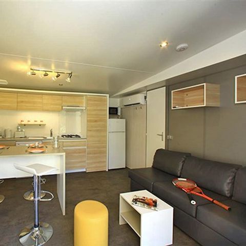 BUNGALOW 4 personnes - Ultimate | 2 Ch. | 4 Pers. | Terrasse simple | 2 SDB | Clim. | TV