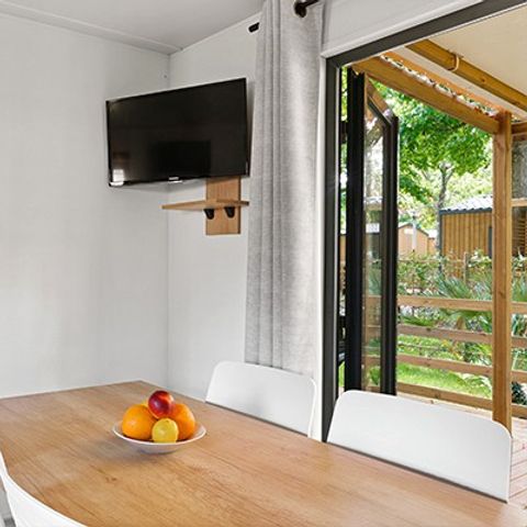 BUNGALOW 4 personnes - Ultimate | 2 Ch. | 4 Pers. | Terrasse surélevée | Clim. | TV