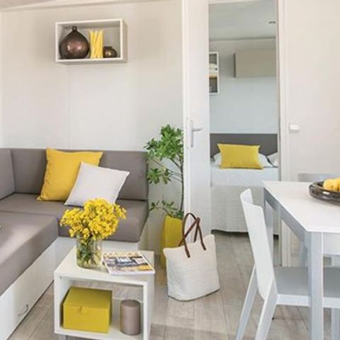 BUNGALOW 6 personnes - Ultimate | 3 Ch. | 6 Pers. | Terrasse Lounge | 2 SDB | Clim. | TV