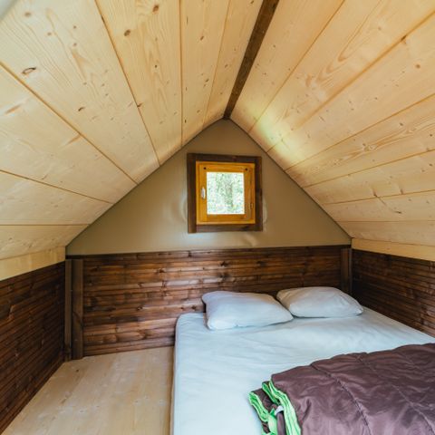 Tente en toile et en bois 6 personnes - Cabatente 4/6 pers