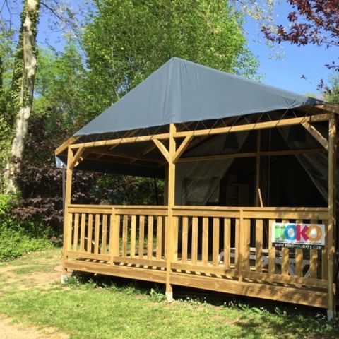 TENTE TOILE ET BOIS 6 personnes - Lodgetent, type BL
