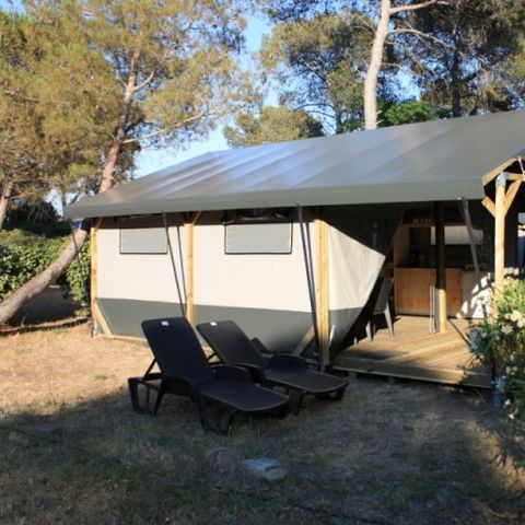 TENTE TOILE ET BOIS 6 personnes - Lodgetent, type BL