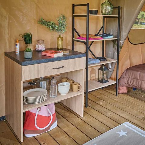 LODGE 5 personnes - Lodge toilé BALI – 32 m² –  sans sanitaires