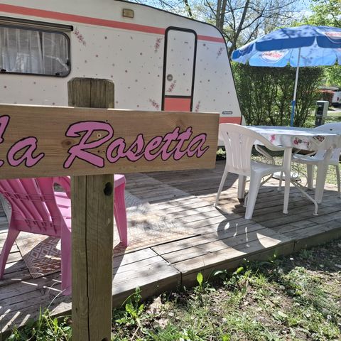 CARAVANE 2 personnes - "Rosetta" ou "Violetta" - Sans sanitaires