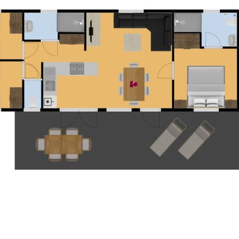 BUNGALOW 6 personnes - Muzelle