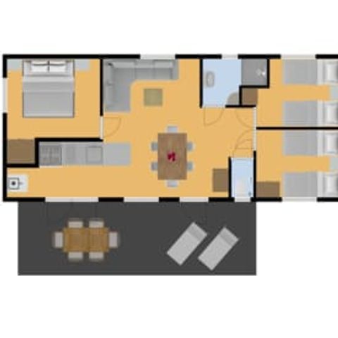 BUNGALOW 6 personnes - Fourchu