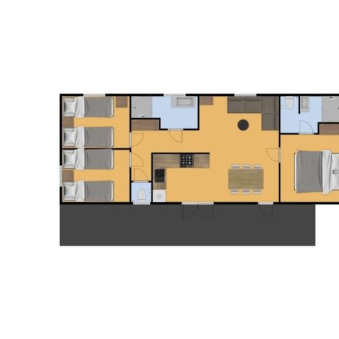 BUNGALOW 6 personnes - Faucille