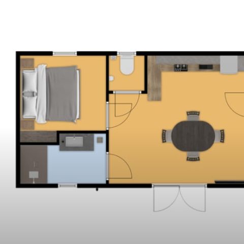 BUNGALOW 4 personnes - Buclet