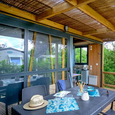 BUNGALOW 5 personnes - Cottage Morea Confort 25m² 2 chambres + terrasse couverte 1/5 pers