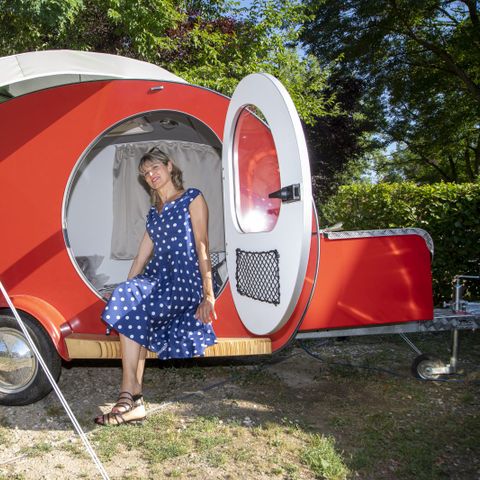 CARAVANE 2 personnes - Caravane Vintage My Drop (sans sanitaires) 2 pers