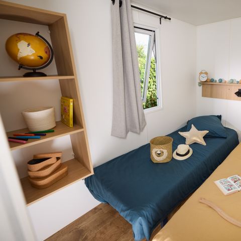 BUNGALOW 6 personnes - COTTAGE Premium 3ch   35m² 3 chambres + TV + Lave-vaisselle + climatisation + plancha + terrasse XL