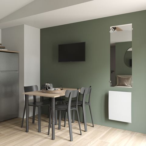 BUNGALOW 4 personnes - COTTAGE Premium 2 ch 2 salles de bain  35 m2 +TV + Lave-vaisselle + clim + plancha + terrasse XL