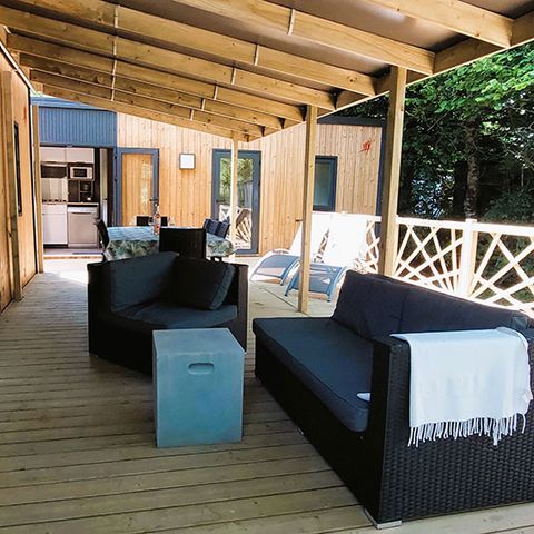BUNGALOW 8 personnes - Family Premium 8 Personnes (2023) grande terrasse semi couverte + TV +lave vaisselle+WIFI