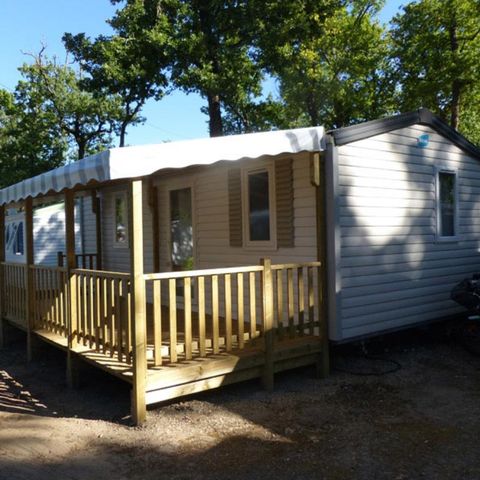 BUNGALOW 6 personnes - Standard 22-28m² - 2 chambres - terrasse couverte + TV*