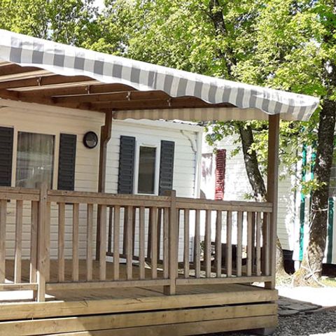 BUNGALOW 6 personnes - Standard 22-28m² - 2 chambres - terrasse couverte + TV*