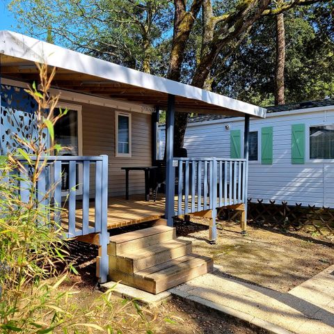 BUNGALOW 6 personnes - Confort 22-28m² - 2 chambres - terrasse couverte + TV*